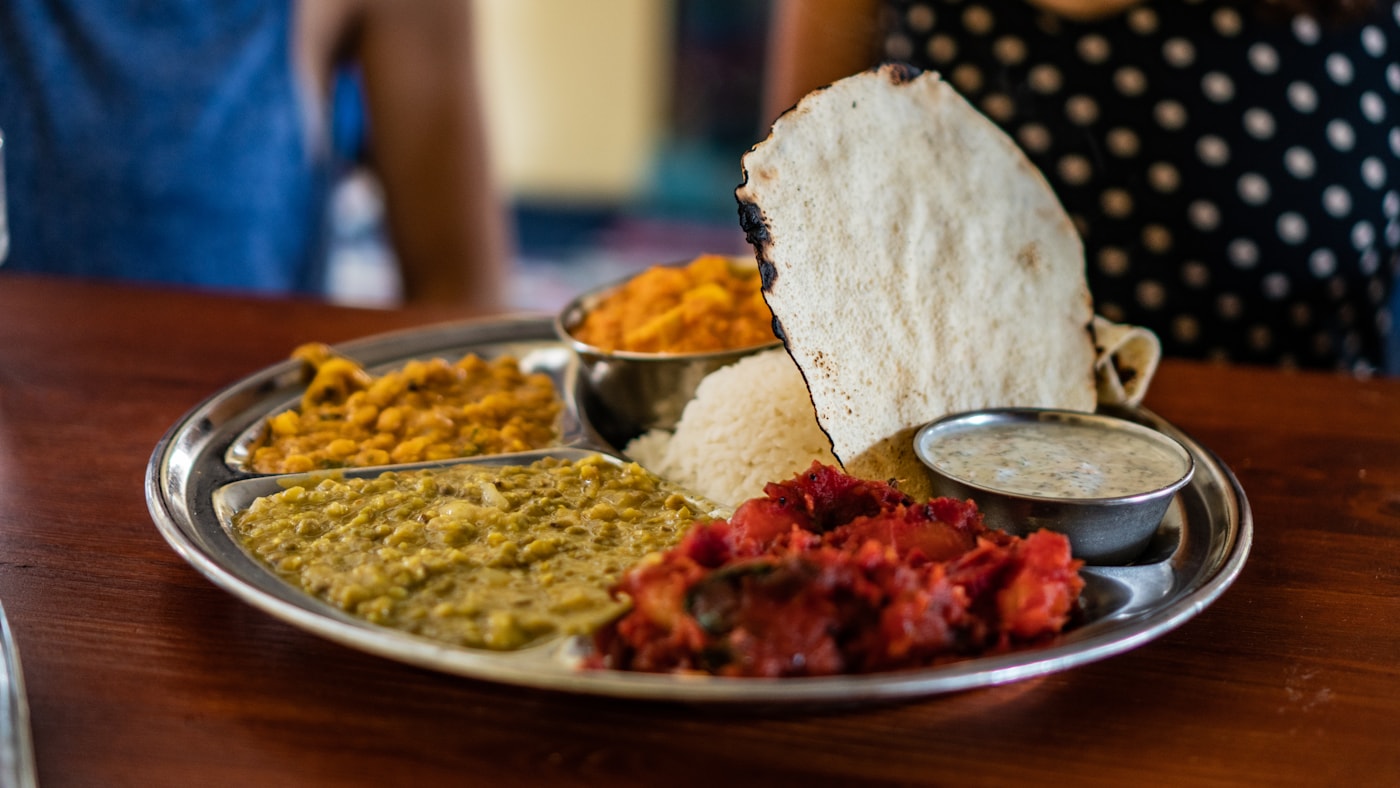 Kashmiri food thali